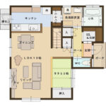 MY HOME PLAN 1F平面図